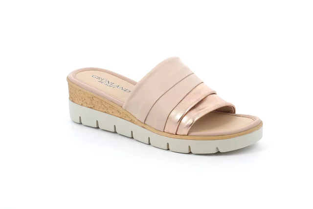 Comfort slipper with wedge | PAFO CI3699 - cipria