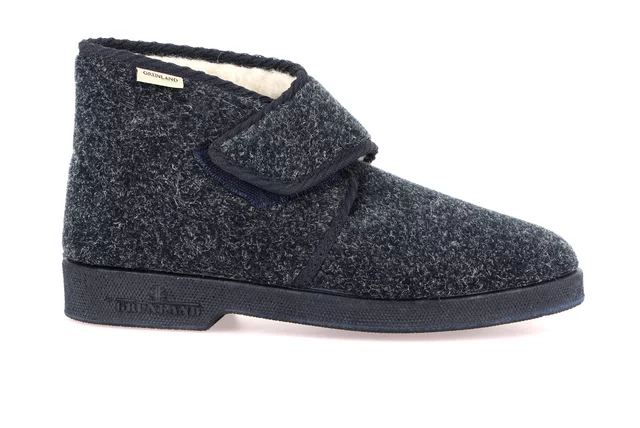 Relax slipper for men | EZIO PA0009 - BLUE | Grünland