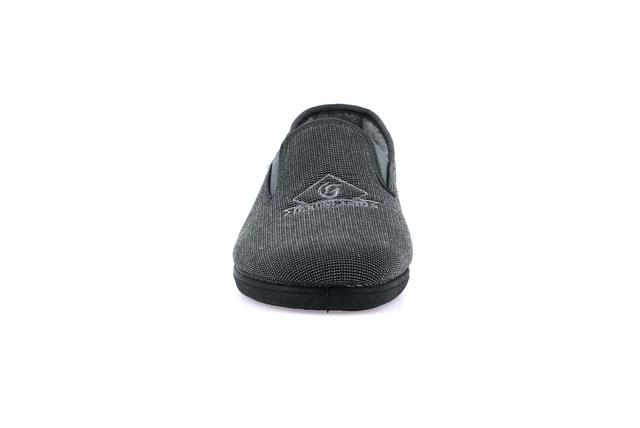 Relax Slipper für Herren | EZIO PA0176 - ANTRACITE | Grünland