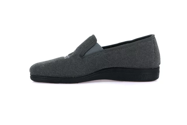 Relax slipper for men | EZIO PA0176 - ANTRACITE | Grünland