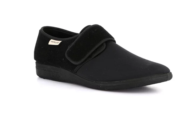 Relax slipper for men | EZIO PA0177 - BLACK | Grünland