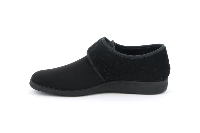 Relax slipper for men | EZIO PA0177 - BLACK | Grünland
