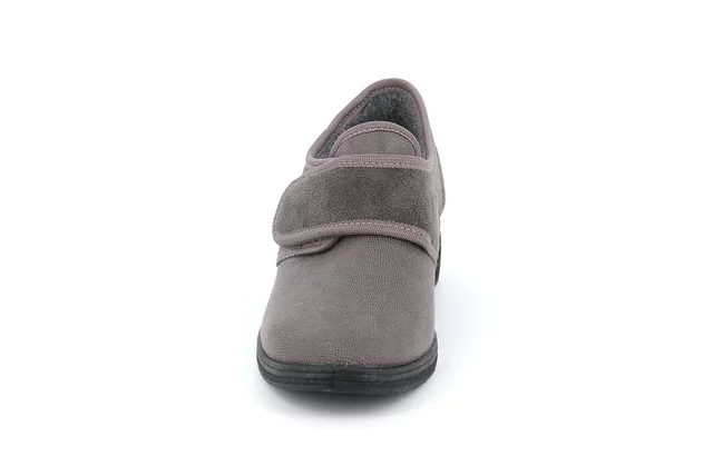 Pantofola elasticizzata a strappo | IRAE PA0598 - GRIGIO | Grünland