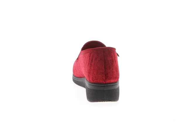 Wedge slipper in chenille | IRAE PA0672 - BORDEAUX | Grünland