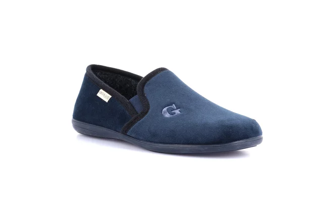 Pantofola uomo | GAFO PA0675 - blu