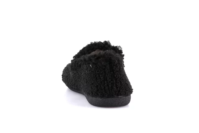 Mocassino teddy | GLES PA0862 - NERO | Grünland