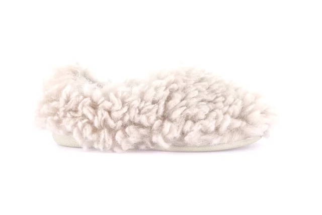 Plush moccasin | GLES  PA0863 - BEIGE | Grünland