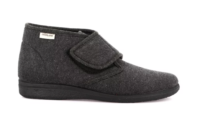 Adjustable felt slipper | EZIO PA1034 - ANTRACITE | Grünland