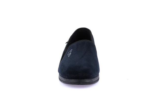 Pantofola slip-on con zeppa | IRAE PA1091 - NERO | Grünland