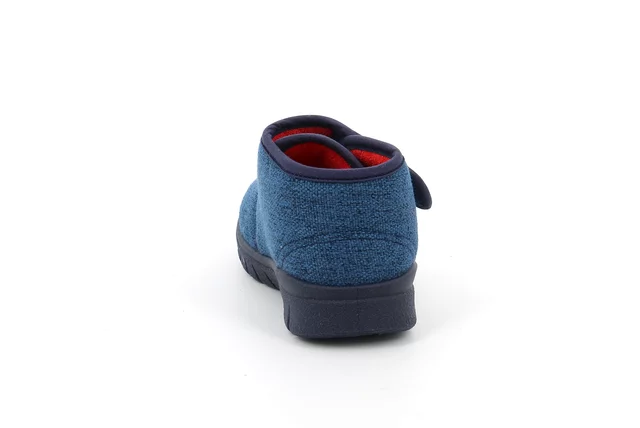 FITT slipper with shark PA1137 - BLUE | Grünland Junior