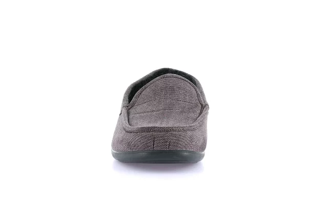 Men's moccasin-style slipper | GAFO PA1248 - GREY | Grünland