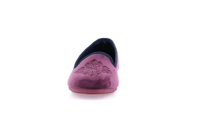 Slipper with piping | TAXI PA1252 - VIOLA-BLU | Grünland