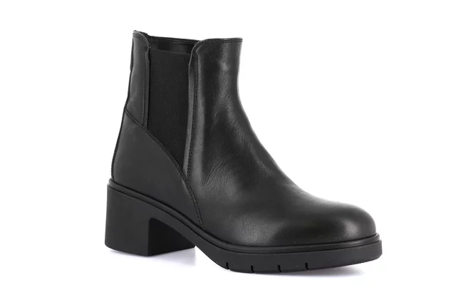 Genuine leather ankle boot | ROLA PO0958 - BLACK | Grünland