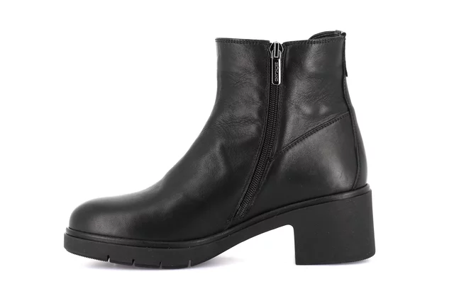 Genuine leather ankle boot | ROLA PO0958 - BLACK | Grünland