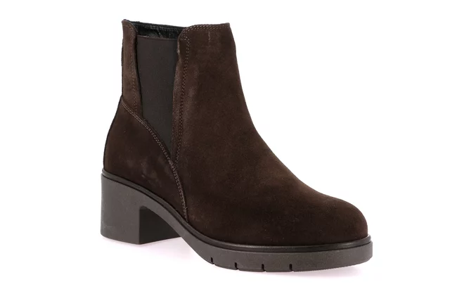 Suede ankle boot | ROLA PO0959 - testa di moro