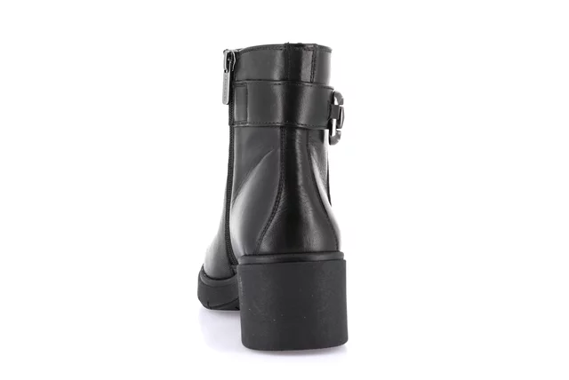 Genuine leather ankle boot | ROLA PO0963 - BLACK | Grünland