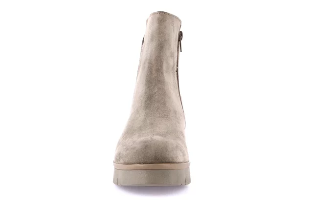 City Stiefelette aus Wildleder | REXX PO0972 - TAUPE | Grünland