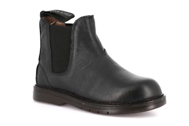 Junior Beatles in real leather PO1178 - BLACK | Grünland Junior