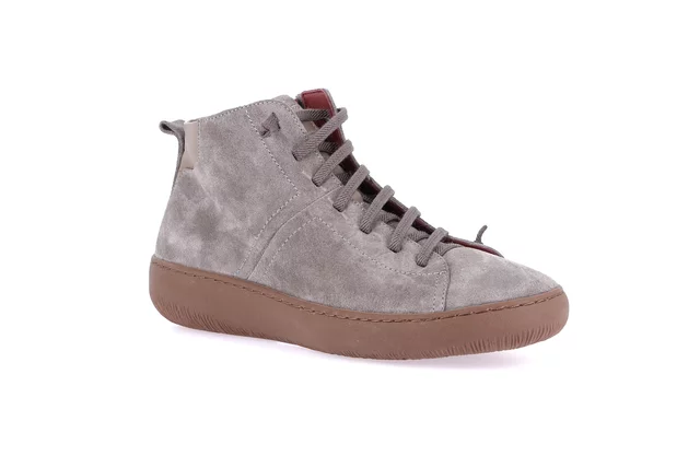 Ankle boot with laces | IMOD PO1721 - TAUPE | Grünland