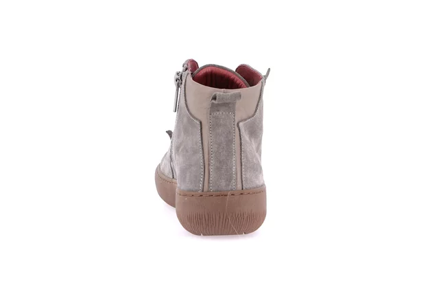 Ankle boot with laces | IMOD PO1721 - TAUPE | Grünland