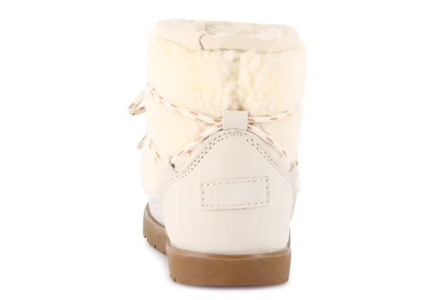 Junior ankle boot in eco fur | CROM PO2101 - BEIGE | Grünland Junior