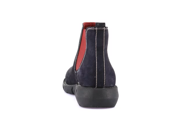 Stiefelette aus weichem Leder | KART PO2112 - BLU-BORDO' | Grünland