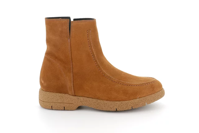 Ankle boot in suede | RUBE PO2118 - CUOIO | Grünland