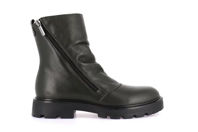 Genuine leather ankle boot | RAKA PO2127 - OLIVA | Grünland