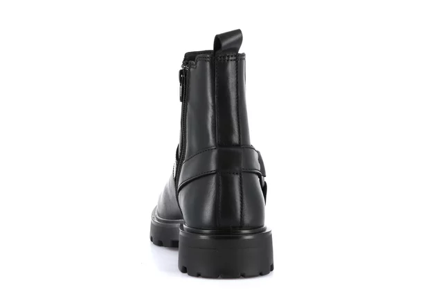 Genuine leather ankle boot | RAKA PO2131 - BLACK | Grünland