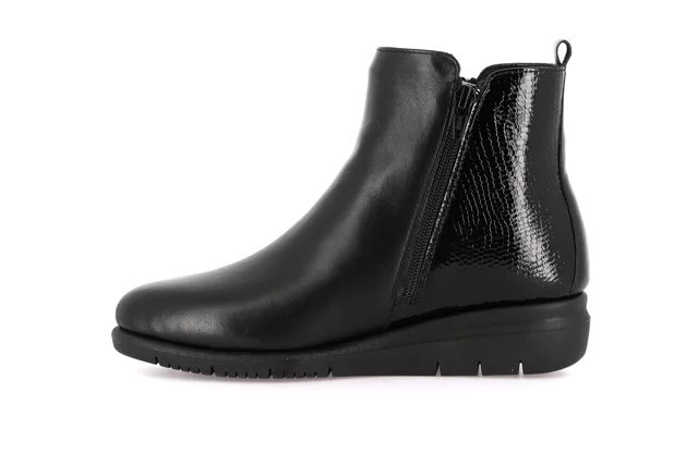 Comfort ankle boot with zip | RYSA PO2135 - BLACK | Grünland