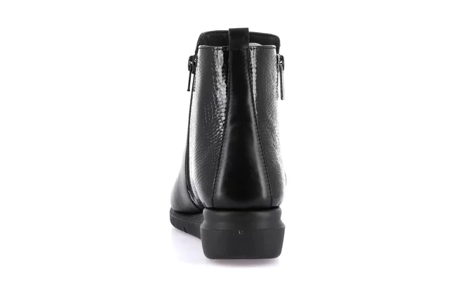 Comfort ankle boot with zip | RYSA PO2135 - BLACK | Grünland