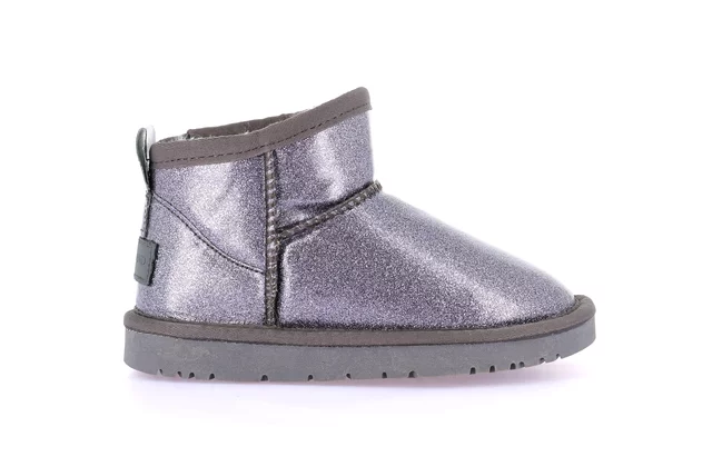 Soft patent leather ankle boot PO2141 - GREY | Grünland Junior