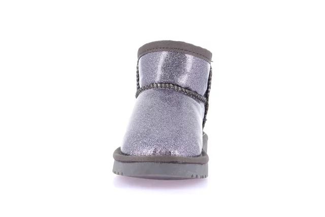 Soft patent leather ankle boot PO2141 - GREY | Grünland Junior