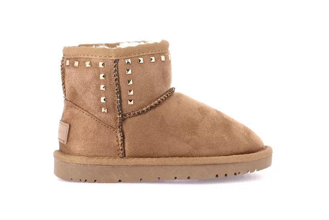 CROM ankle boot with studs PO2142 - CUOIO | Grünland Junior