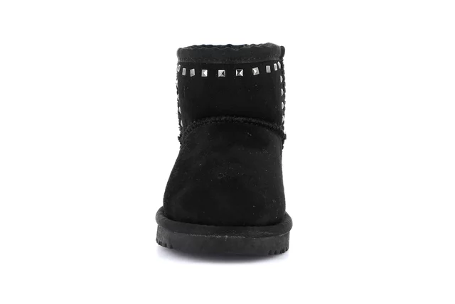 CROM Stiefelette mit Nieten PO2142 - SCHWARZ | Grünland Junior