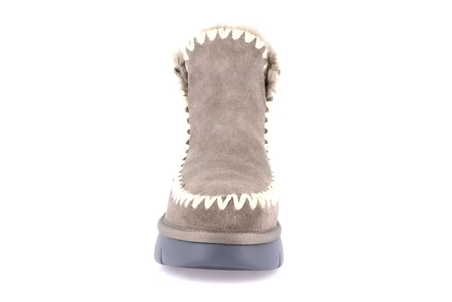 Suede cozy ankle boot | CHOT PO2147 - GREY | Grünland