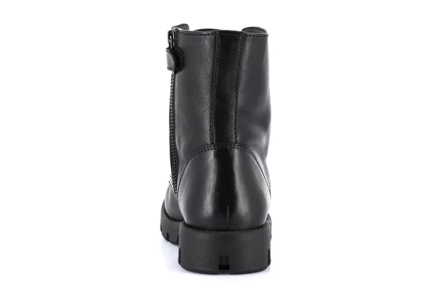 Anfibio con lacci e zip laterale | COLT PO2158 - NERO | Grünland Junior