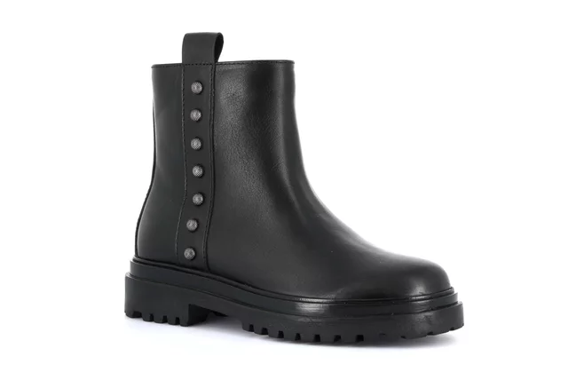 Stiefeletten mit Nieten | COPP PO2258 - schwarz