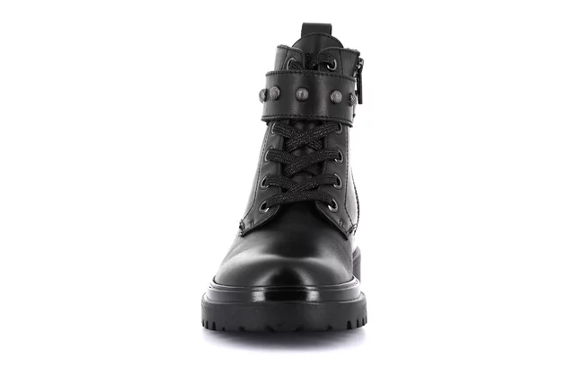 Leather Biker with studs | COPP PO2259 - BLACK | Grünland Junior