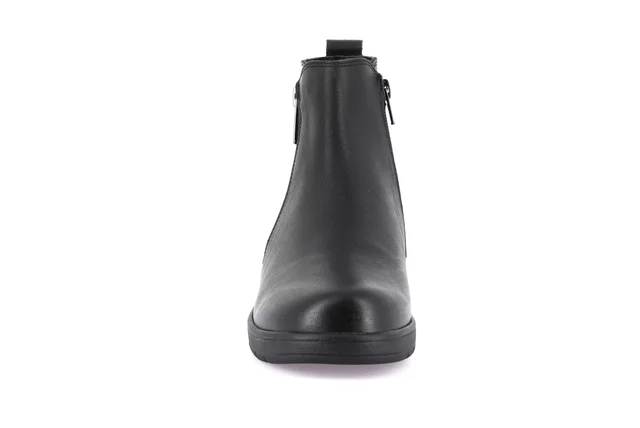 Ankle boot with zip | NETA PO2291 - BLACK | Grünland