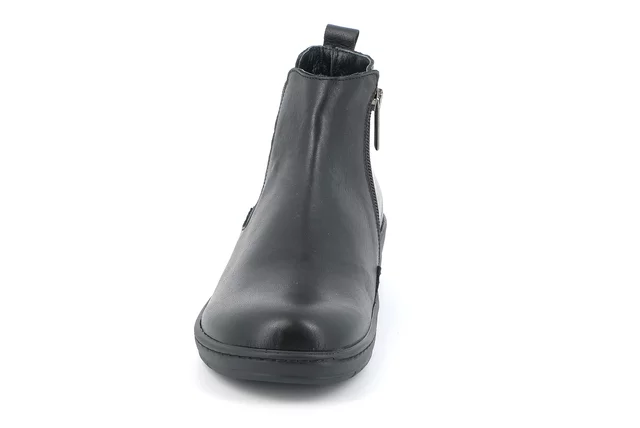 Ankle boot in leather | NILE PO2319 - BLACK | Grünland