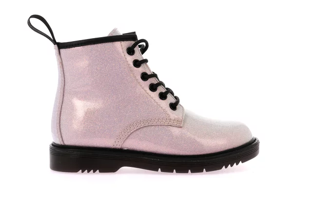 Junior ankle boot in patent leather | TABA PO2348 - GLICINE | Grünland Junior