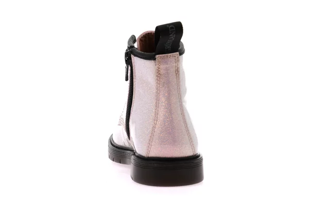 Junior ankle boot in patent leather | TABA PO2348 - GLICINE | Grünland Junior