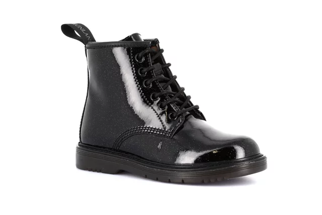 Junior ankle boot in patent leather | TABA PO2348 - black