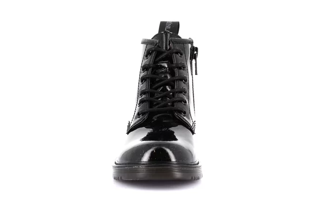 Junior ankle boot in patent leather | TABA PO2348 - BLACK | Grünland Junior