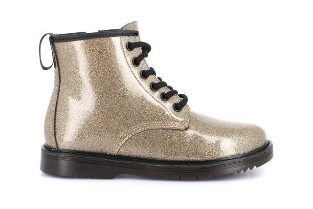 Junior ankle boot in patent leather | TABA PO2348 - GOLD | Grünland Junior