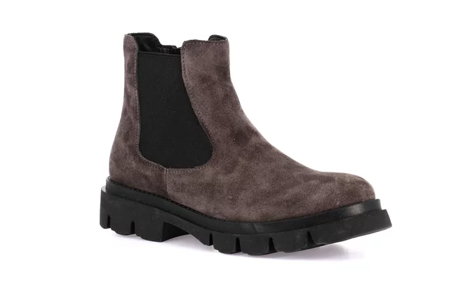 Stiefelette aus Wildleder | ROCE PO2367 - fumo