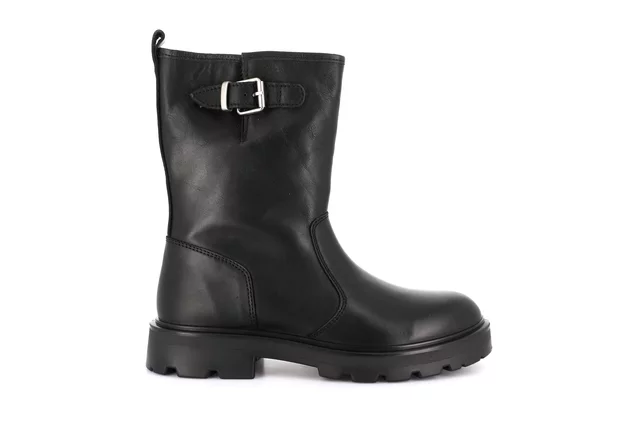 Genuine leather ankle boot | RAKA PO2706 - BLACK | Grünland