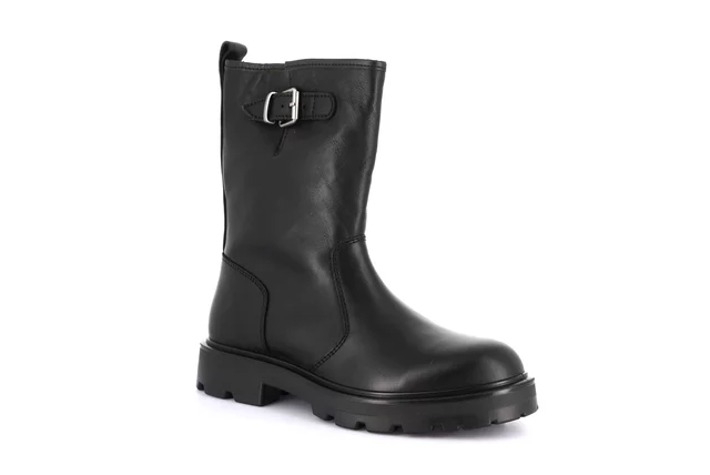 Stiefelette aus echtem Leder | RAKA PO2706 - schwarz