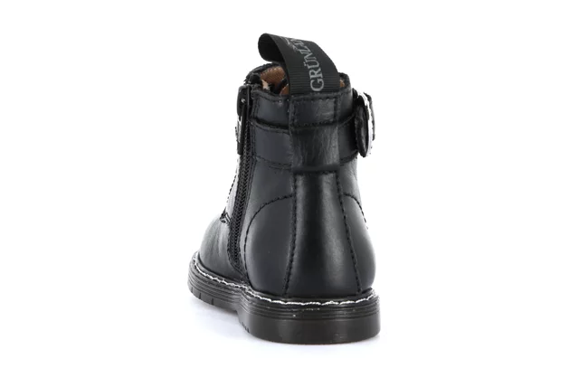 Schnürstiefel Junior | NILL PP0094 - SCHWARZ | Grünland Junior